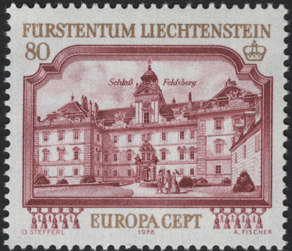SCG5744 - Liechtenstein 1978 Europa CEPT – Palaces of the Principality