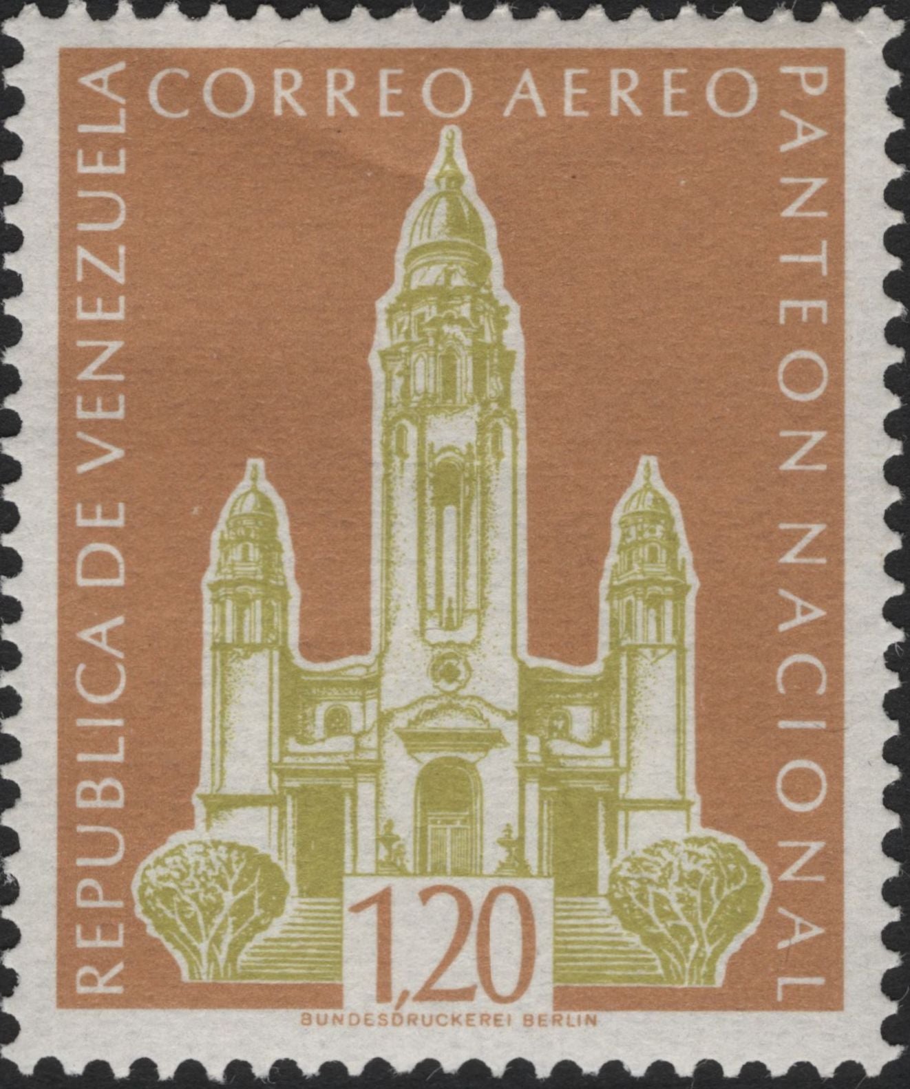 SCG5853 - Venezuela Airmail – National Pantheon Issue (1960s)
