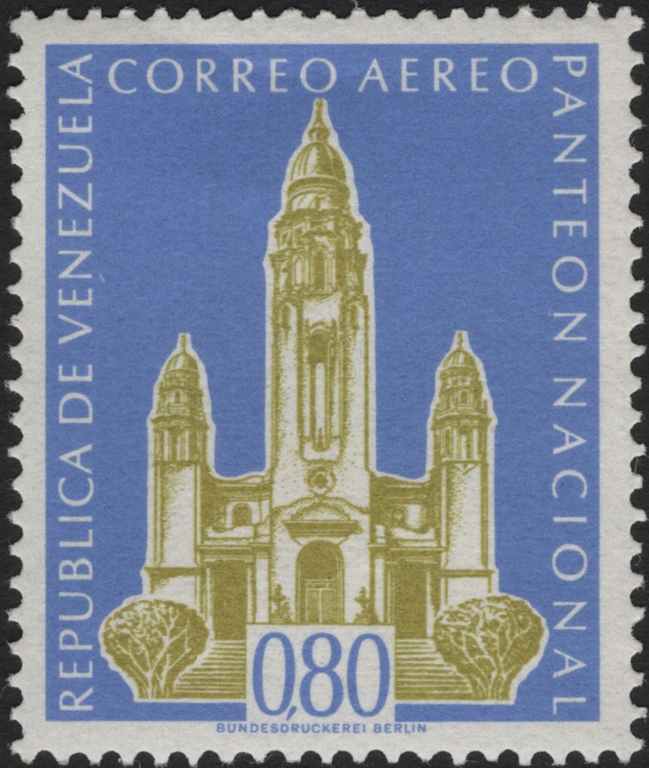 SCG5853 - Venezuela Airmail – National Pantheon Issue (1960s)