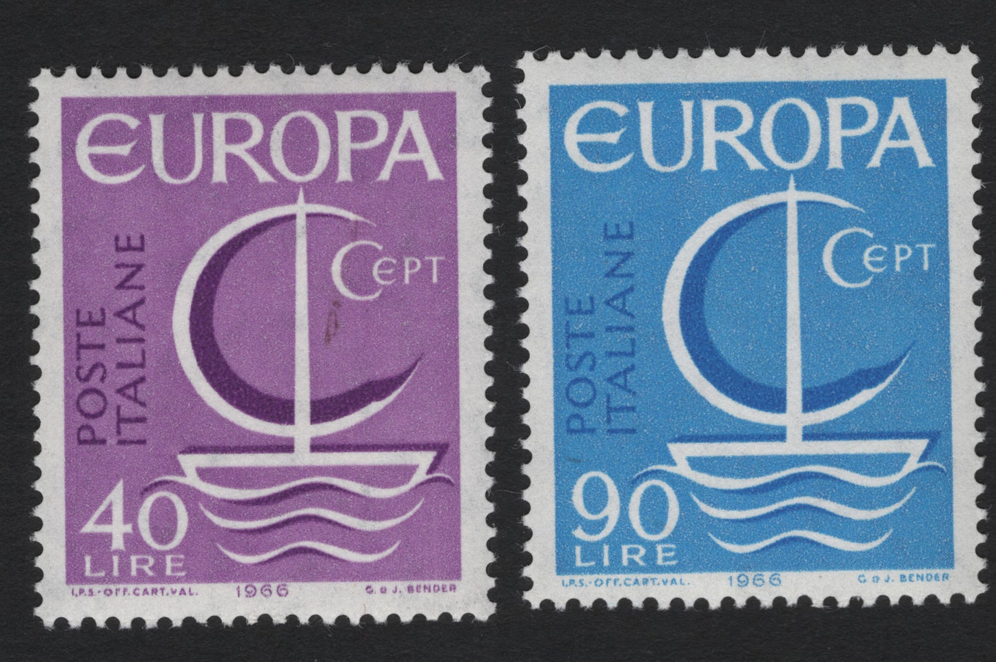SCG5817 - Italy 1966 Europa CEPT Issue – Symbol of Unity