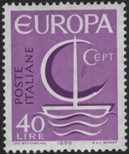 SCG5817 - Italy 1966 Europa CEPT Issue – Symbol of Unity