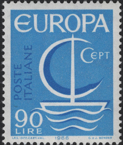 SCG5817 - Italy 1966 Europa CEPT Issue – Symbol of Unity