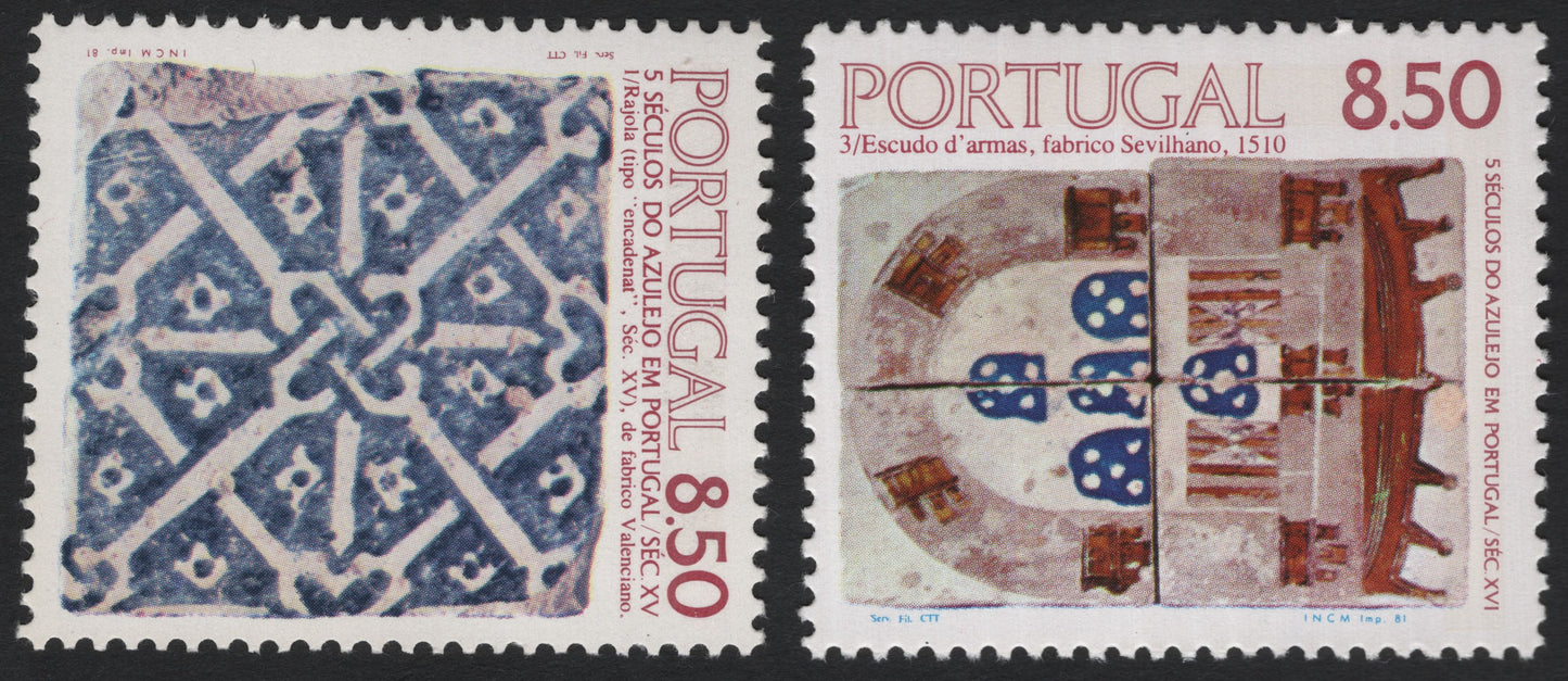 SCG5818 - Portugal – Five Centuries of Azulejo Art (1981)