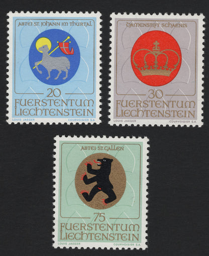 SCG5815 - Liechtenstein 1971 – Abbey and Convent Emblems Series