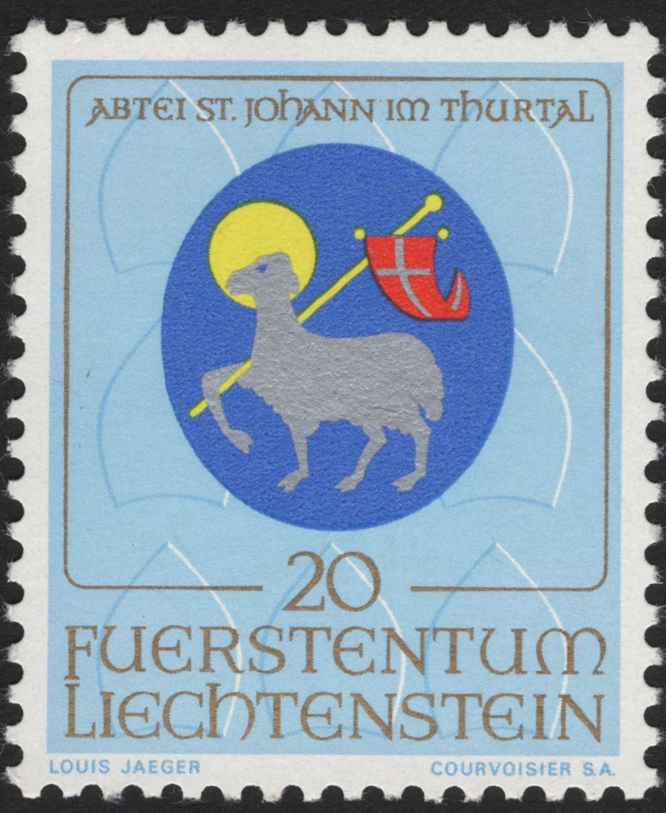 SCG5815 - Liechtenstein 1971 – Abbey and Convent Emblems Series