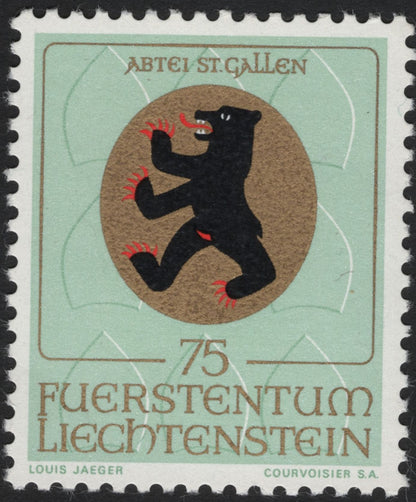 SCG5815 - Liechtenstein 1971 – Abbey and Convent Emblems Series