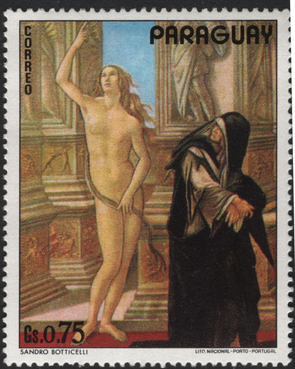 SCG5824 - Paraguay 1975 – Renaissance Masters: Michelangelo & Botticelli