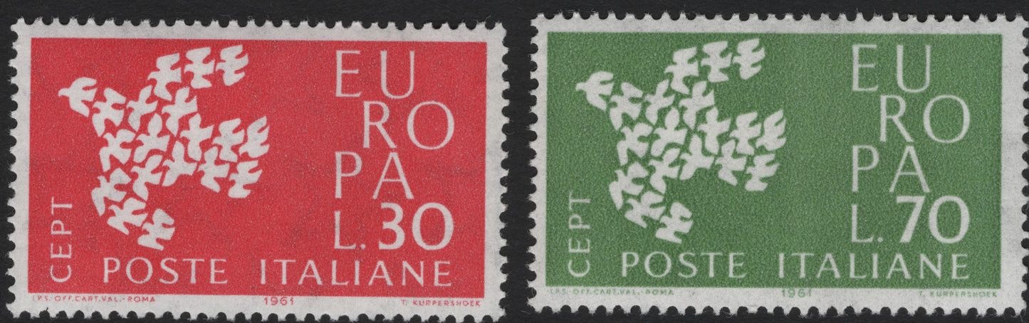 SCG5825 - Italy 1961 Europa (CEPT) Issue – Flight of Doves
