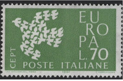 SCG5825 - Italy 1961 Europa (CEPT) Issue – Flight of Doves