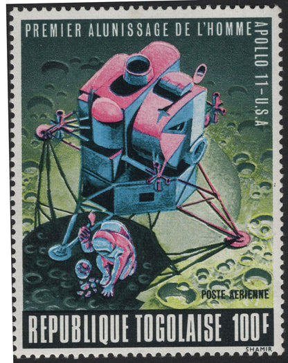 SCG5827 - Togo 1969 Apollo 11 Moon Landing Airmail Stamps
