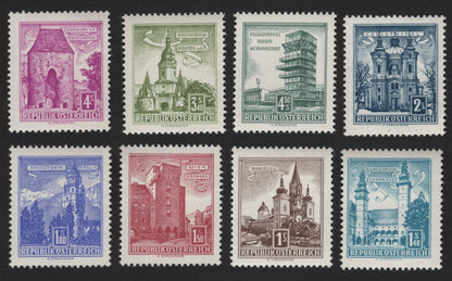 SCG5822 - 🇦🇹 Austria – Landmarks Definitive Series (1957–1960)