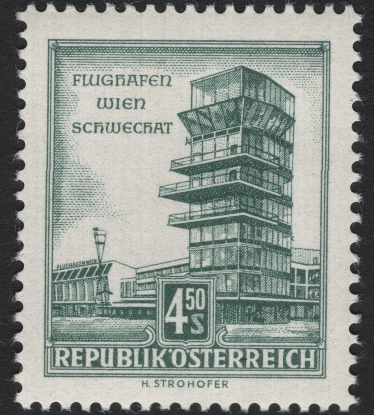 SCG5822 - 🇦🇹 Austria – Landmarks Definitive Series (1957–1960)