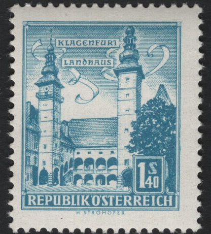 SCG5822 - 🇦🇹 Austria – Landmarks Definitive Series (1957–1960)