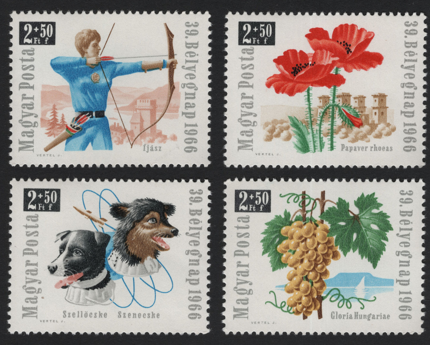 SCG5837 - Hungary 1966 – 39th Stamp Day Semi-Postal Issue