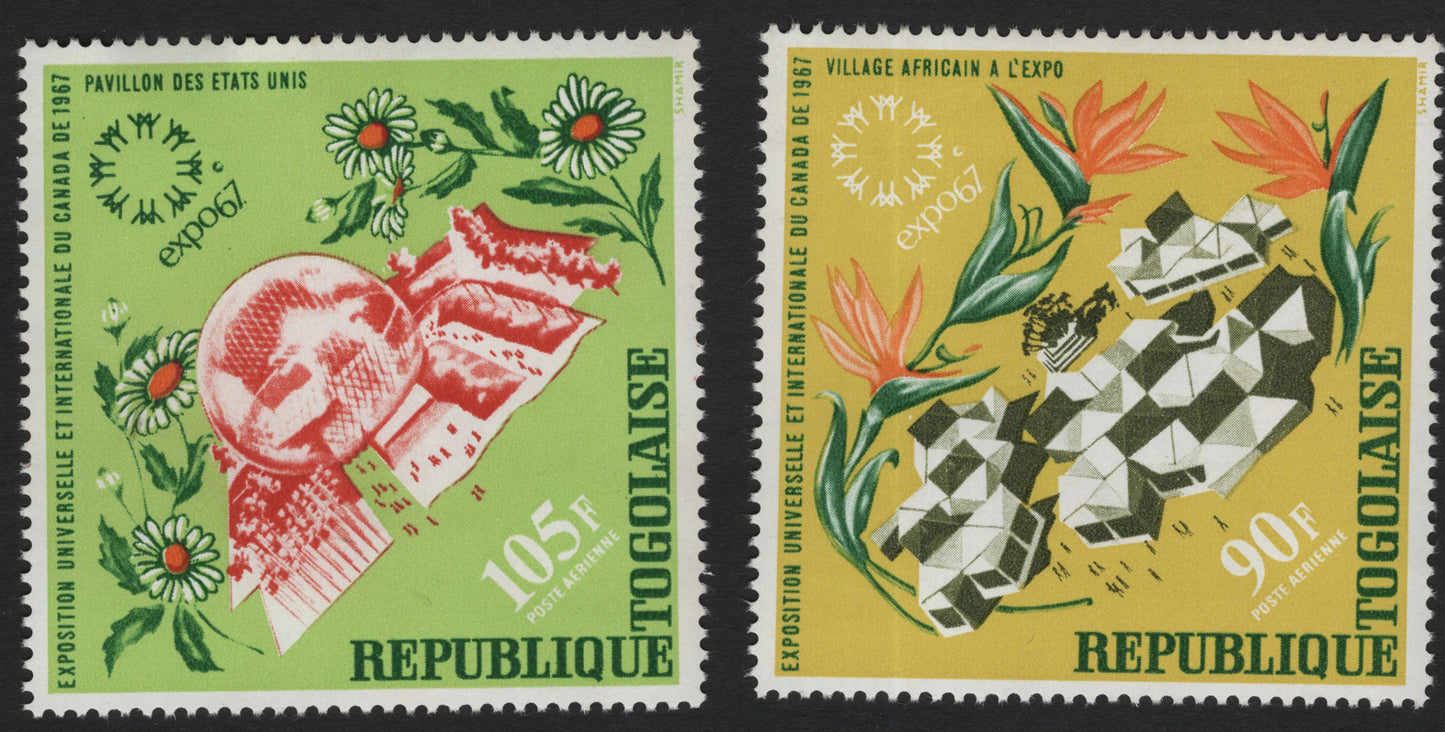 SCG5840 - Togo 1967 Expo 67 Montreal – American & African Pavilions