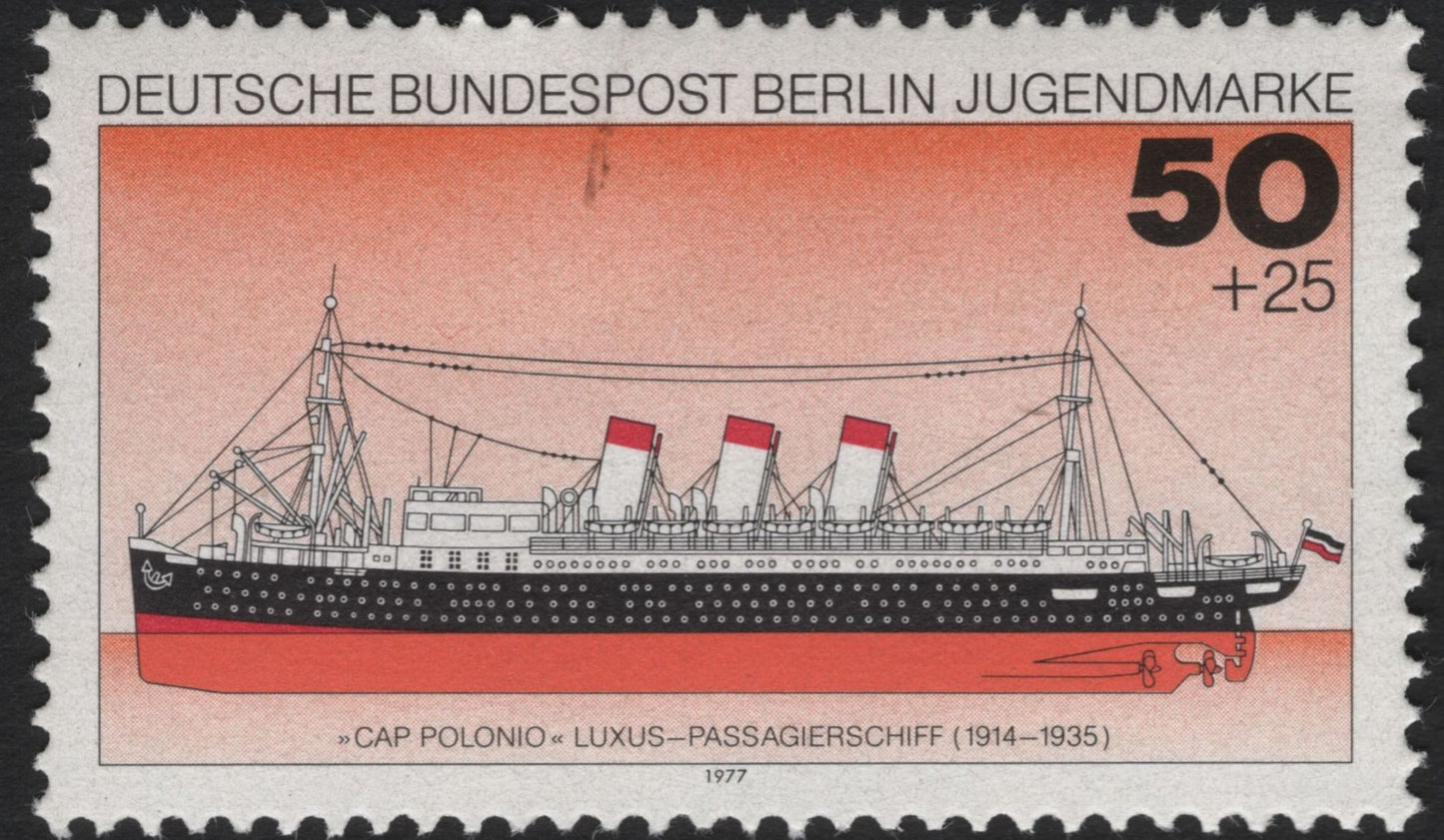 SCG5833 -German Youth Welfare Ship Series (1977) – Deutsche Bundespost Berlin