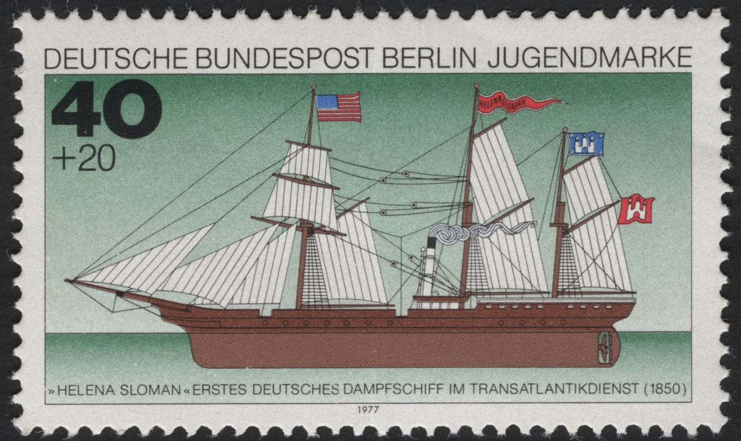 SCG5833 -German Youth Welfare Ship Series (1977) – Deutsche Bundespost Berlin