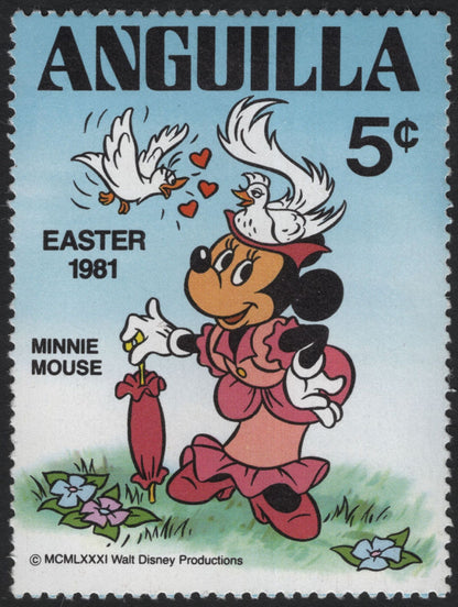 SCG5828 - Anguilla 1981 Easter Disney Characters Set