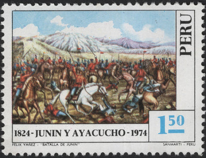 SCG5831 - Peru 1974 – Battles of Junín and Ayacucho Sesquicentennial