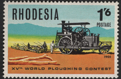 SCG5845 - Agricultural Progress through Ploughing – Rhodesia & Seychelles Commemoratives