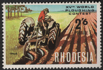 SCG5845 - Agricultural Progress through Ploughing – Rhodesia & Seychelles Commemoratives