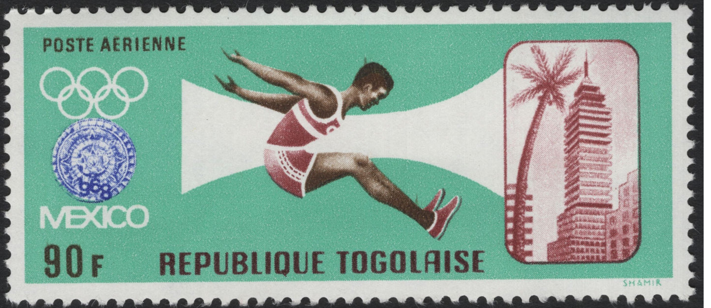 SCG5848 - Togo 1968 Mexico City Olympic Games Airmail Stamps
