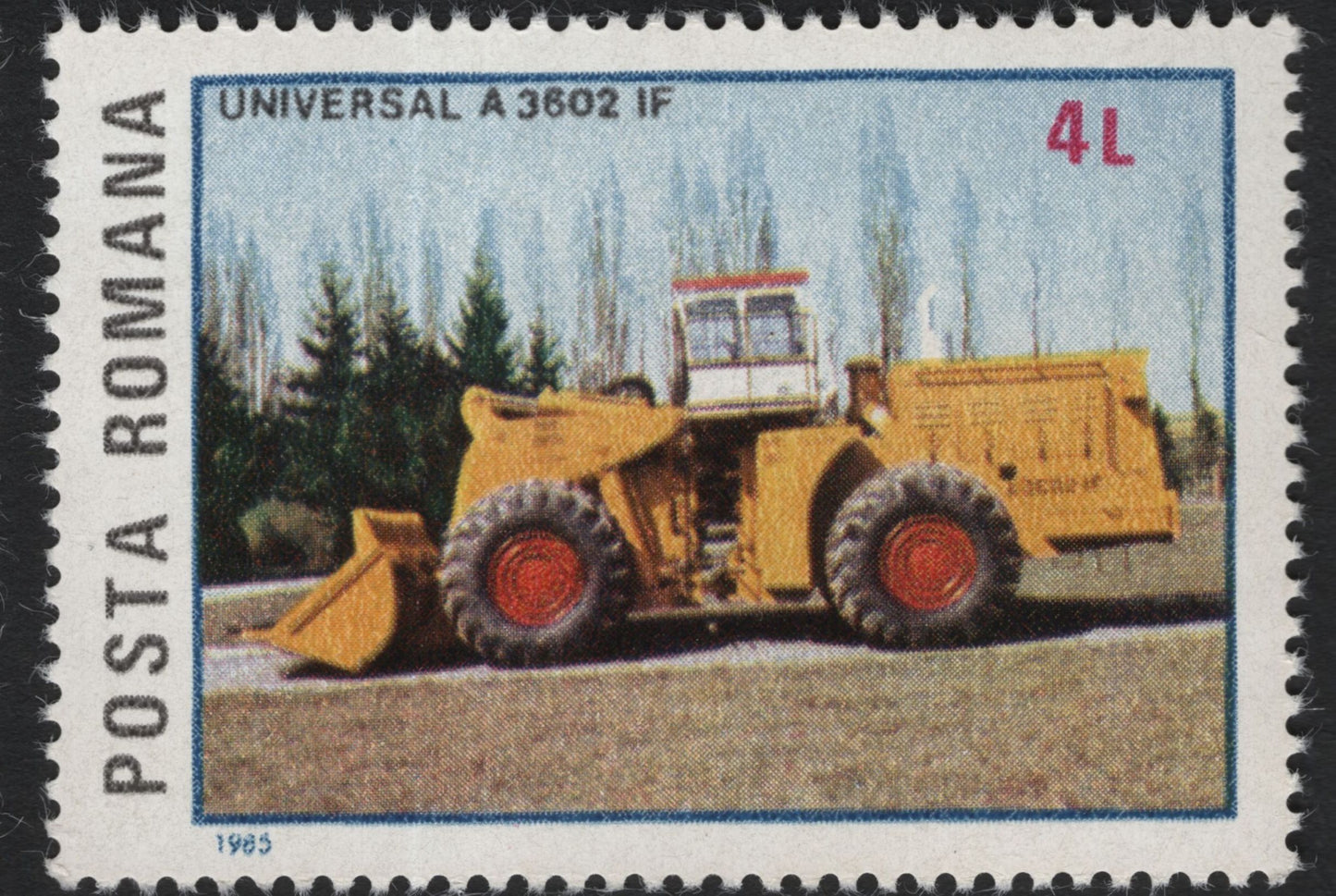 SCG5843 - Romania 1985 “Universal Tractors and Machinery” Issue