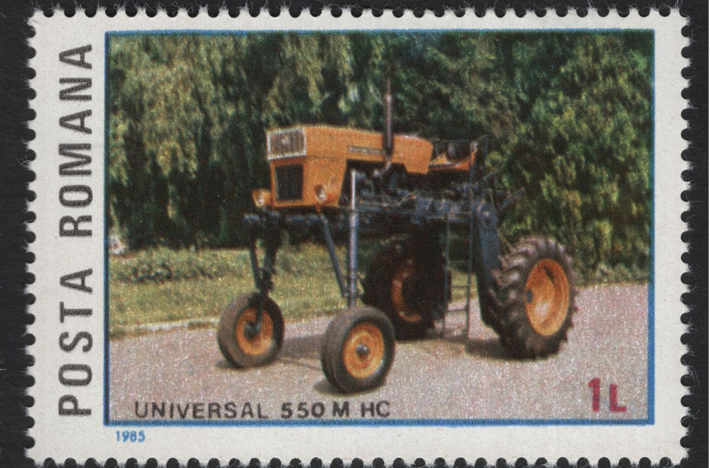 SCG5843 - Romania 1985 “Universal Tractors and Machinery” Issue