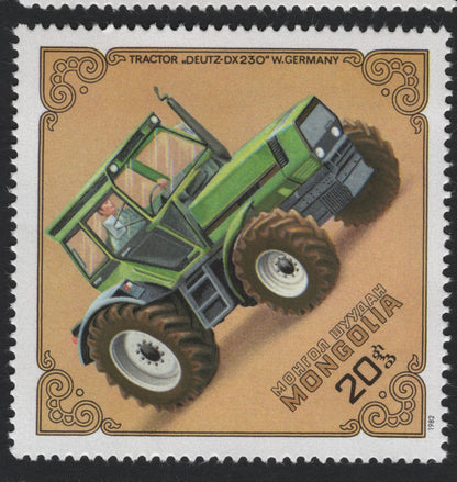 SCG5849 - Mongolia 1982 – Agricultural Tractors Definitive Set