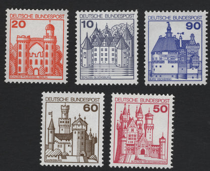 SCG5836 - German Castles Definitive Series – Deutsche Bundespost