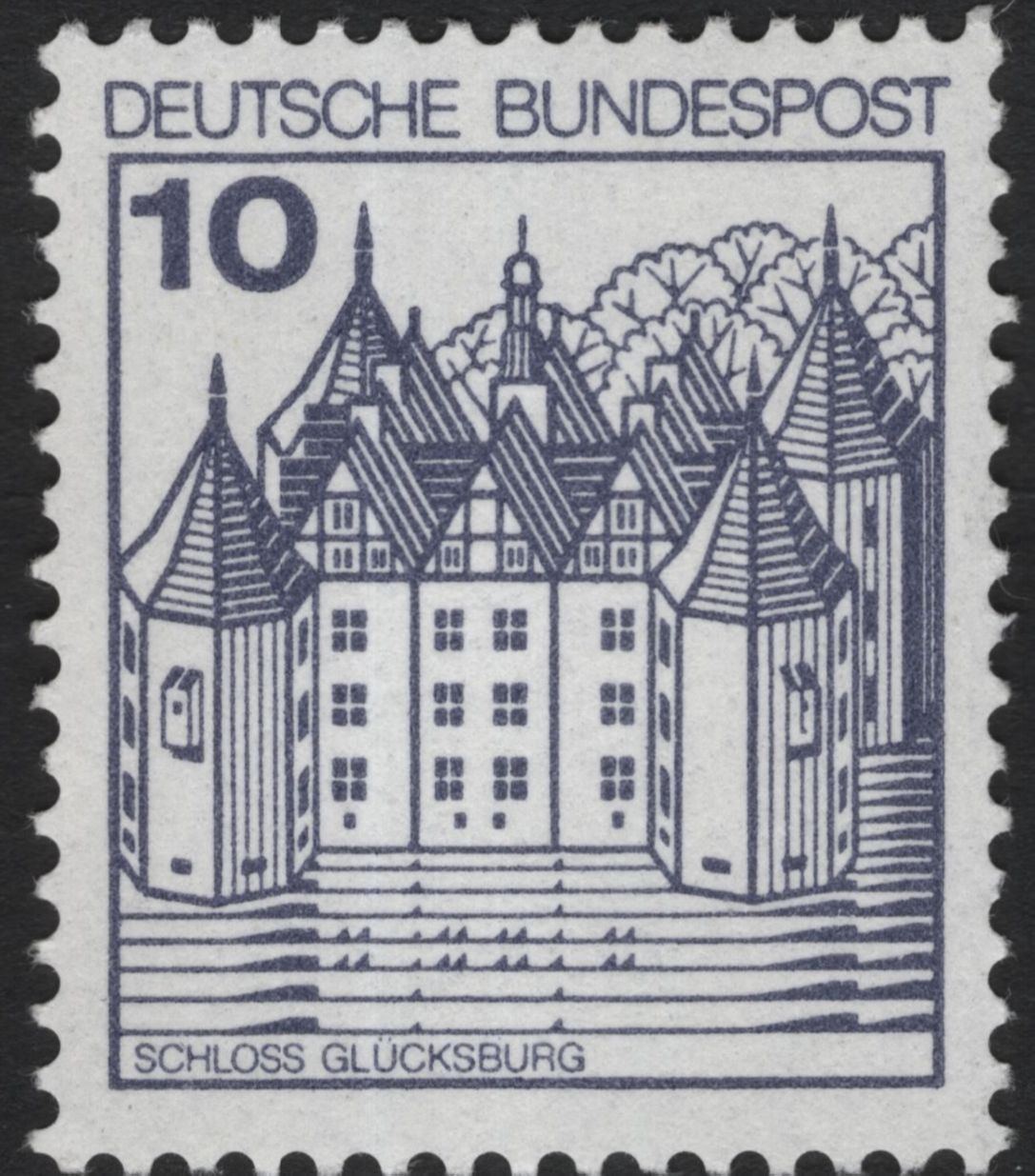 SCG5836 - German Castles Definitive Series – Deutsche Bundespost