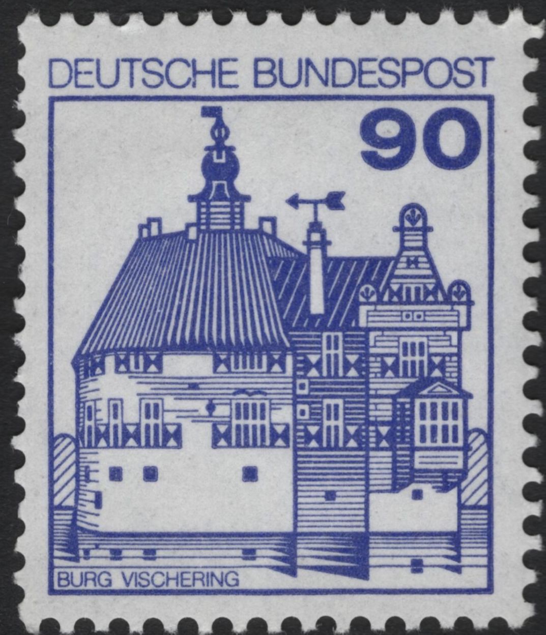 SCG5836 - German Castles Definitive Series – Deutsche Bundespost
