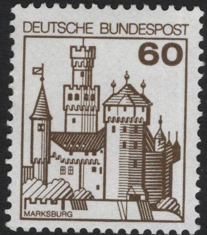 SCG5836 - German Castles Definitive Series – Deutsche Bundespost