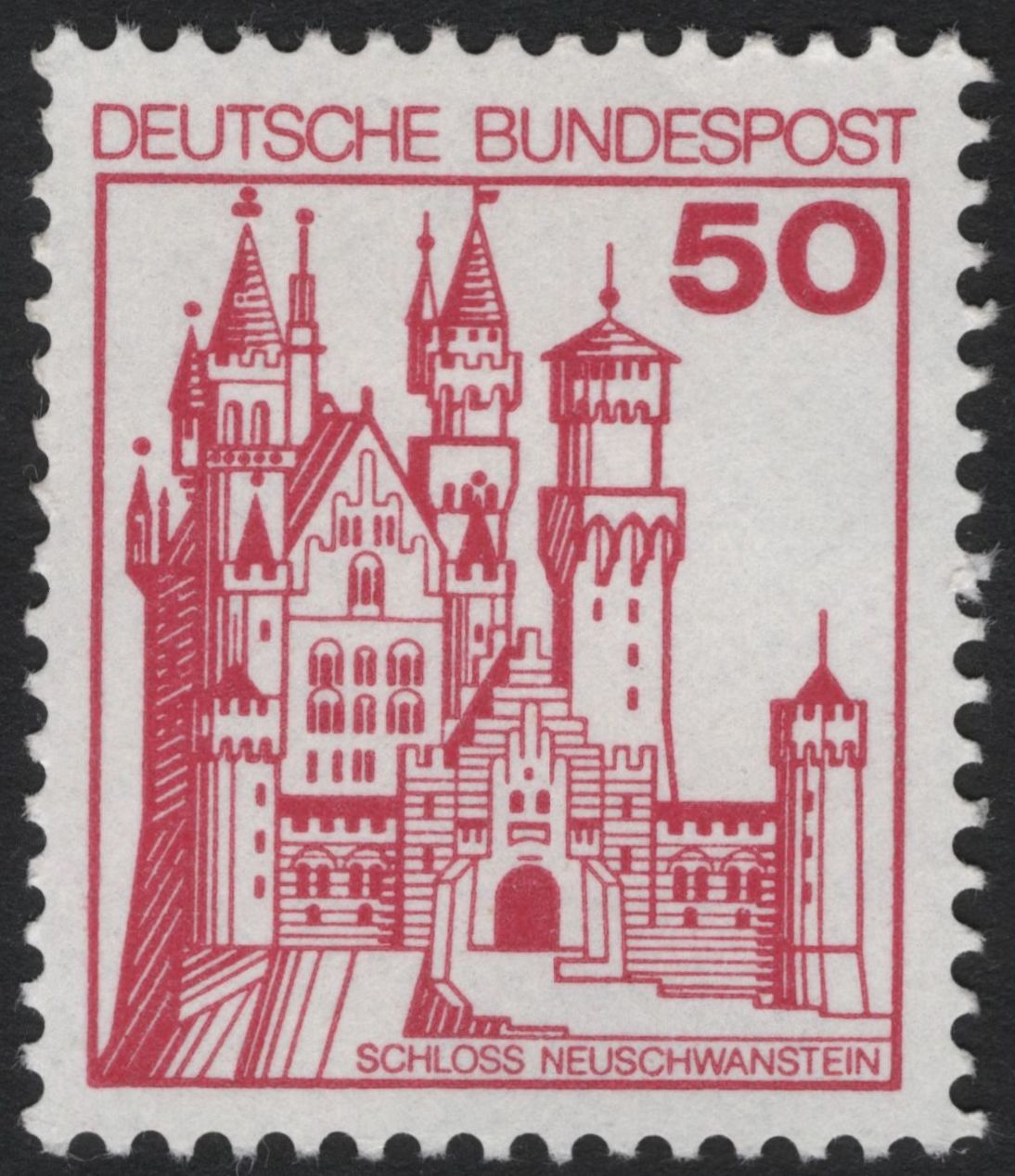 SCG5836 - German Castles Definitive Series – Deutsche Bundespost