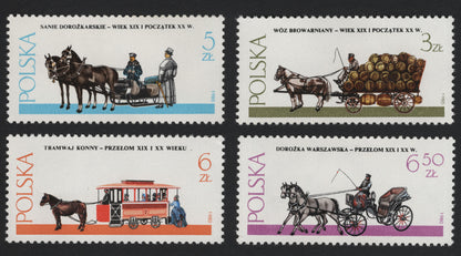 SCG5835 - Philatelic Entry: Poland 1980 – Horse-Drawn Vehicles Series