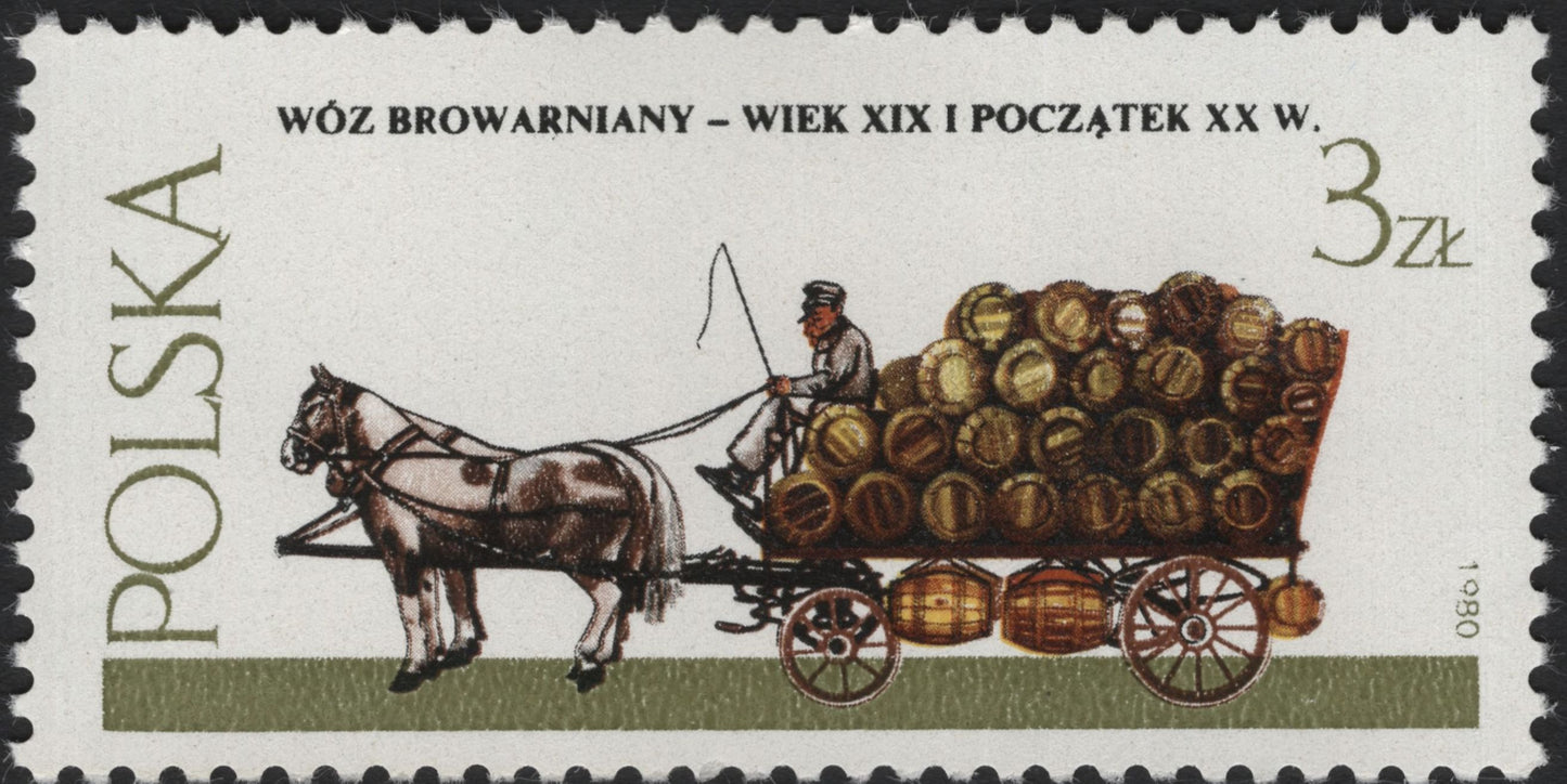 SCG5835 - Philatelic Entry: Poland 1980 – Horse-Drawn Vehicles Series