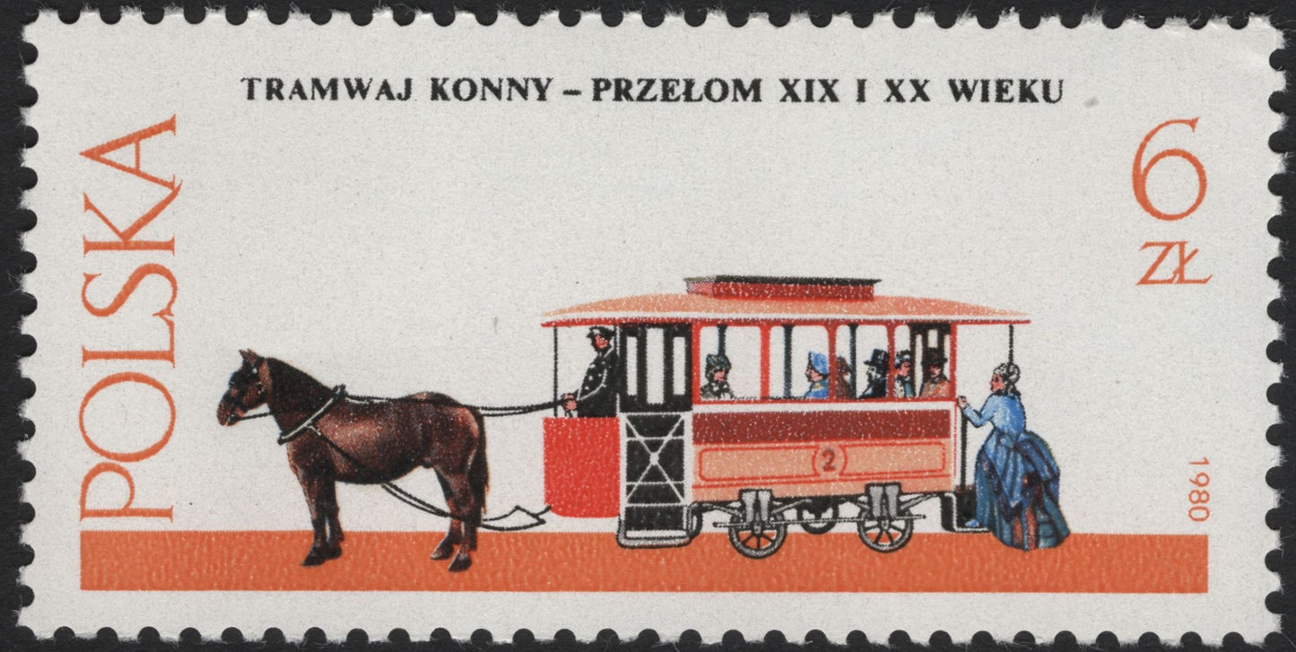 SCG5835 - Philatelic Entry: Poland 1980 – Horse-Drawn Vehicles Series