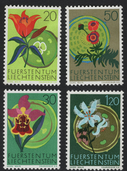 SCG5890 - Liechtenstein 1965 – Alpine Flowers Series