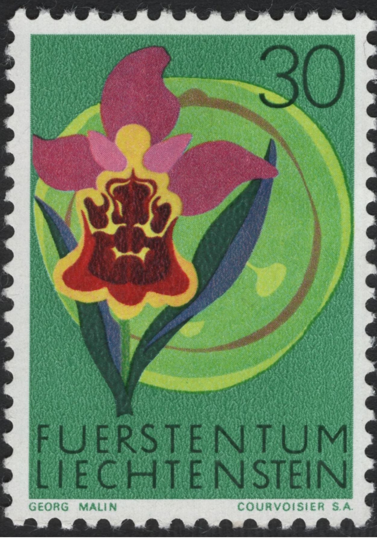 SCG5890 - Liechtenstein 1965 – Alpine Flowers Series
