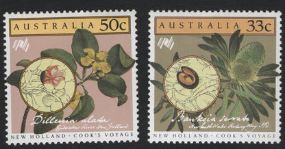 SCG5892 - Australia 1980 “Cook’s Voyage – New Holland Flora” Stamps