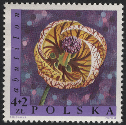 SCG5888 - 🇵🇱 Poland 1968 – Exotic Flowers Series