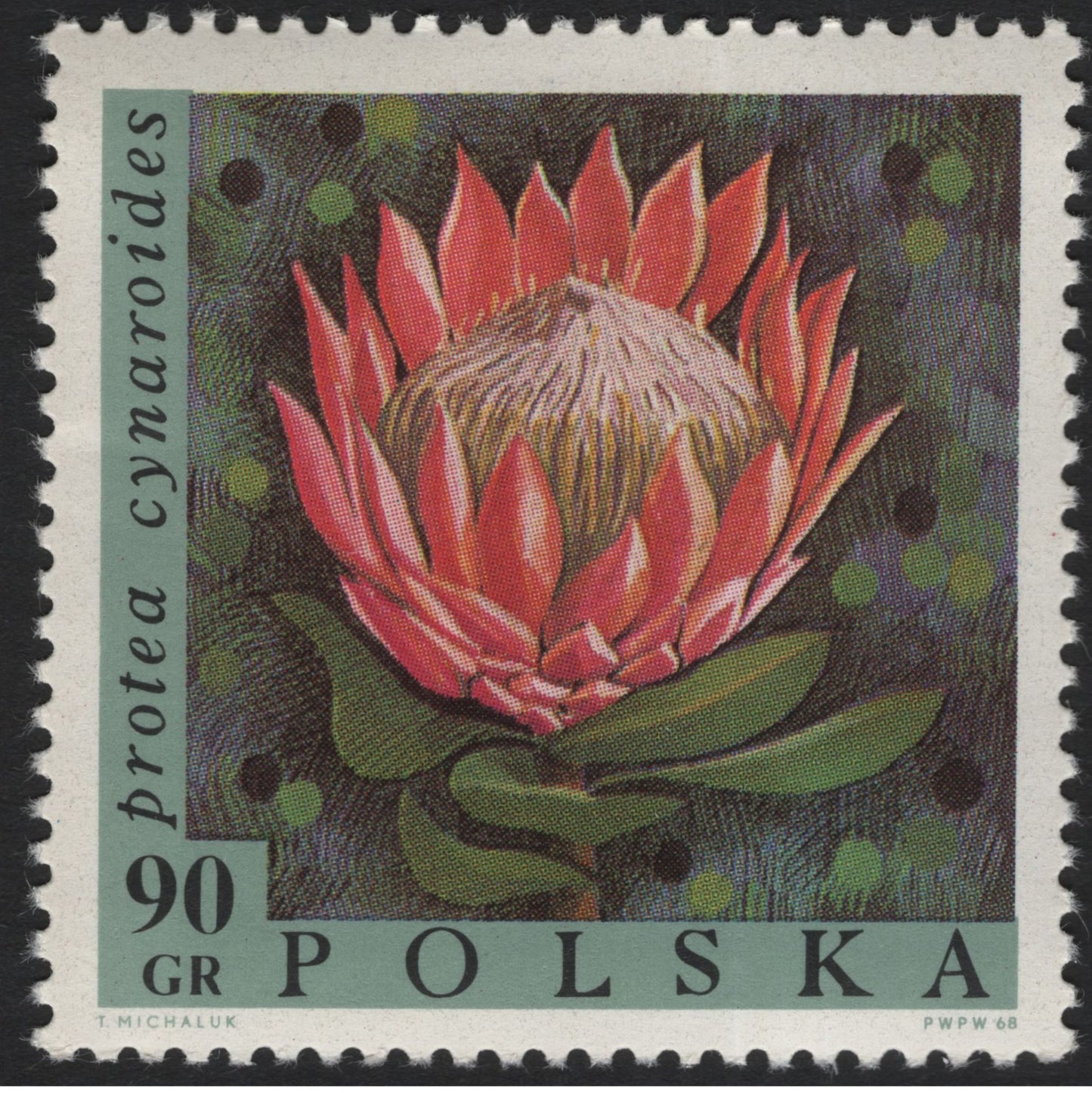 SCG5888 - 🇵🇱 Poland 1968 – Exotic Flowers Series