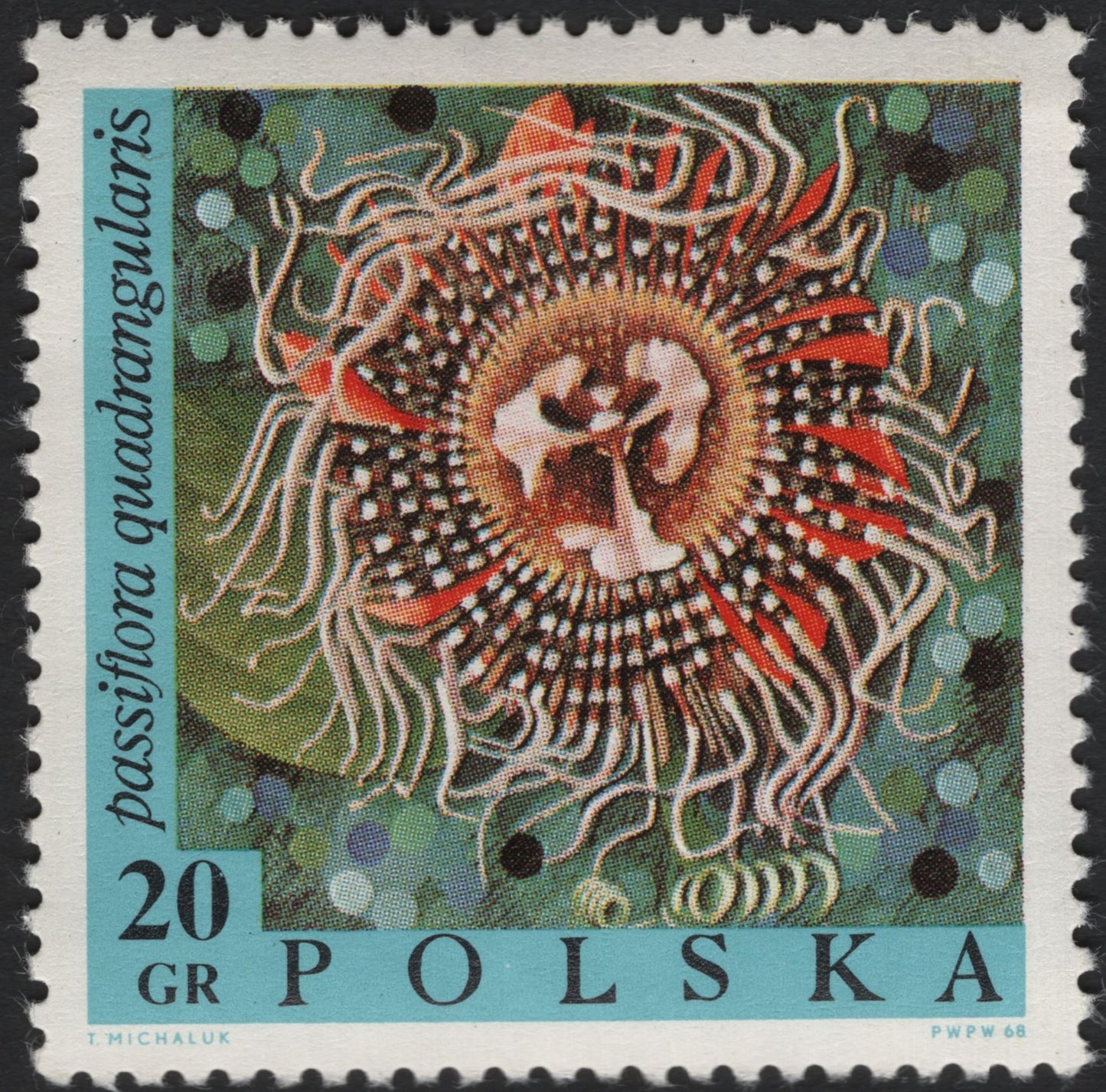 SCG5888 - 🇵🇱 Poland 1968 – Exotic Flowers Series