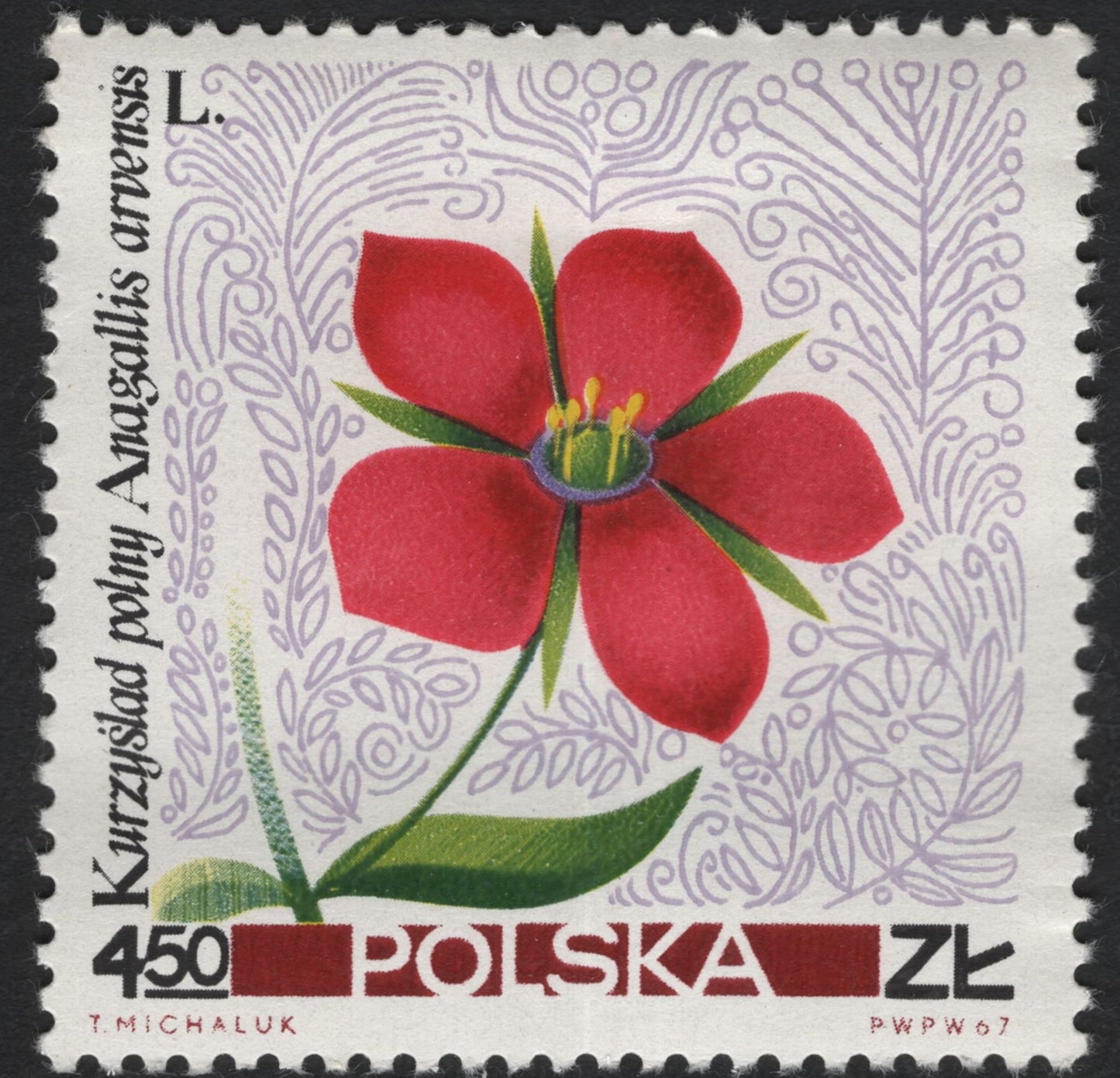 SCG5895 - Poland 1967 – “Kwiaty Polne” (Wildflowers) Series
