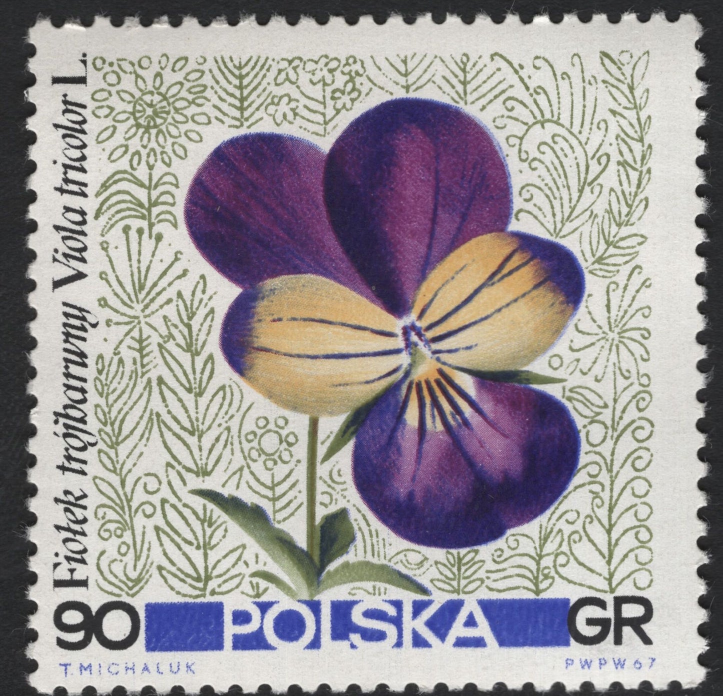 SCG5895 - Poland 1967 – “Kwiaty Polne” (Wildflowers) Series