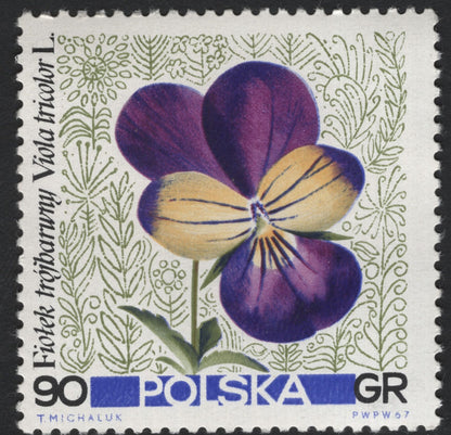 SCG5895 - Poland 1967 – “Kwiaty Polne” (Wildflowers) Series