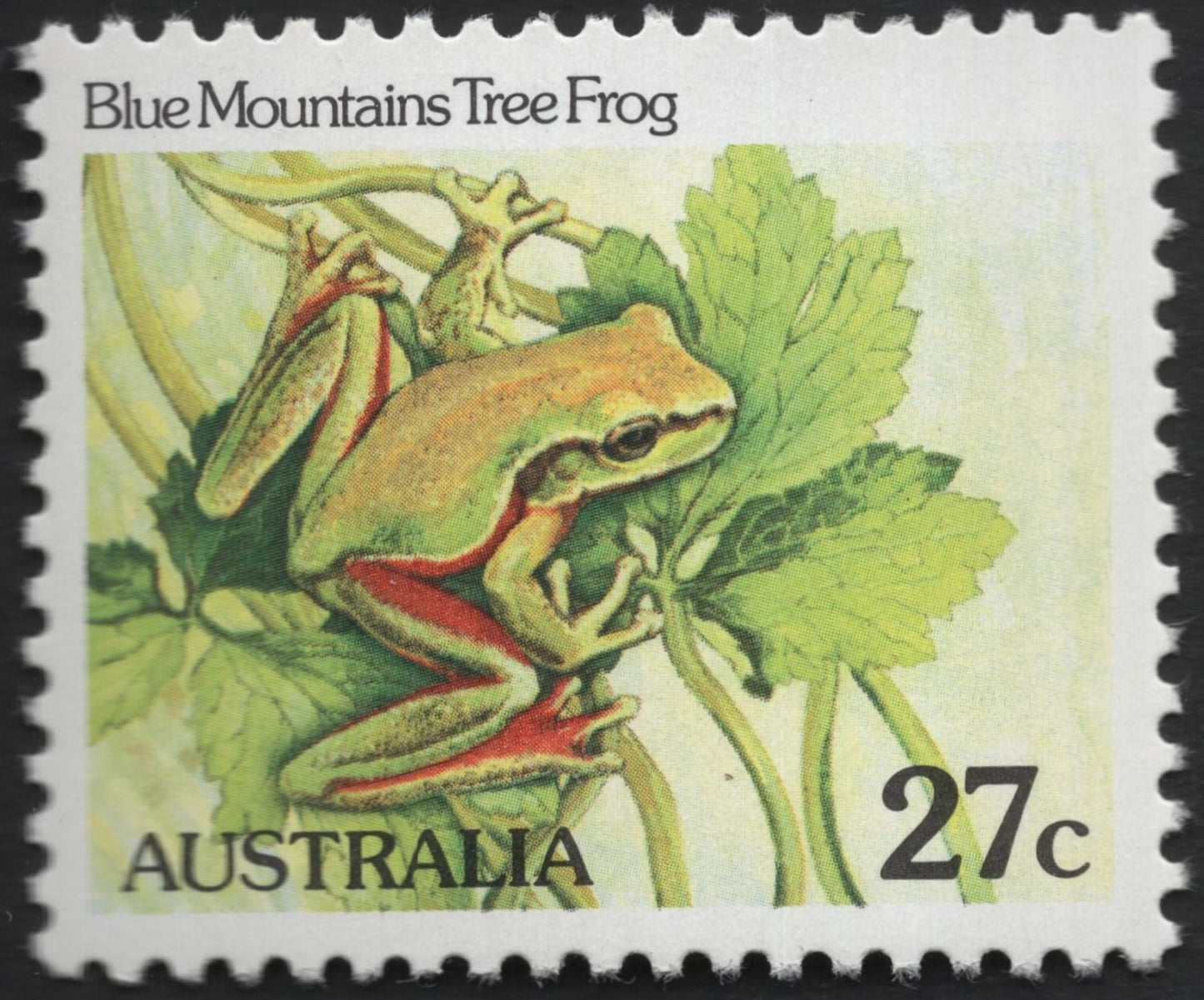 SCG5899 - Philatelic Entry – Australia 1980 “Reptiles and Amphibians” Series