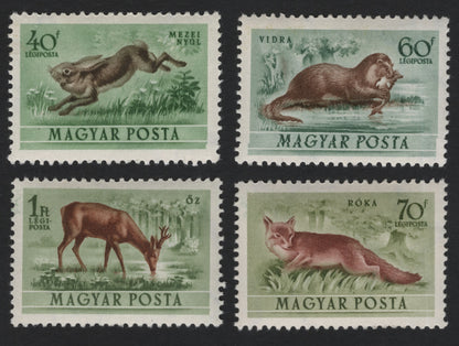 SCG5898 - Hungary 1958 Airmail “Wild Animals” Series