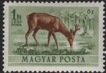 SCG5898 - Hungary 1958 Airmail “Wild Animals” Series