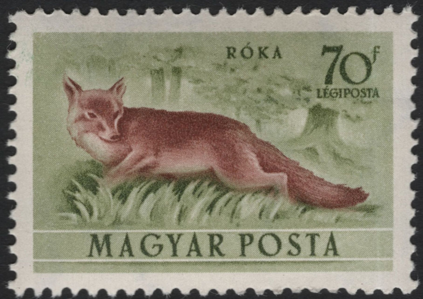 SCG5898 - Hungary 1958 Airmail “Wild Animals” Series